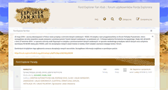 Desktop Screenshot of forum.explorerfanklub.org.pl