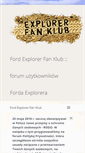 Mobile Screenshot of forum.explorerfanklub.org.pl